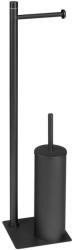 SAPHO TRILLY GEDY álló WC-kefe és WC-papírtartó. matt fekete