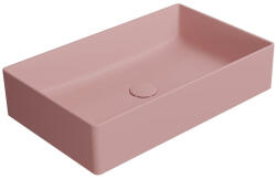 SAPHO GSI KUBE X kerámiamosdó. 60x37cm. matt rózsaszín - szerelvenycenter - 189 000 Ft