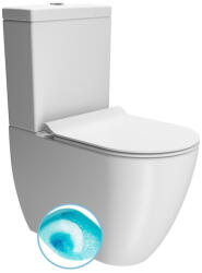 SAPHO GSI PURA monoblokkos WC. Swirlflush. alsó/hátsó kifolyású. 36x63cm. dual matt fehér