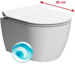 SAPHO GSI PURA fali WC. Swirlflush. 35x46cm. dual-matt fehér