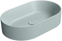 SAPHO GSI KUBE X kerámiamosdó. 60x37cm. matt jégkék - szerelvenycenter - 206 910 Ft