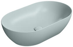 SAPHO GSI PURA kerámiamosdó. pultra helyezhető. 60x37cm. matt jégkék