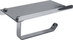 SAPHO BEMETA HOTEL WC papírtartó mobiltelefon tartó polccal. 180x77x93mm. polírozott inox