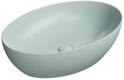 SAPHO GSI PURA pultra helyezhető kerámiamosdó. 60x16x42cm. matt jégkék