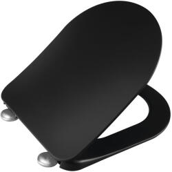 SAPHO CREAVIT PAULA WC ülőke. Slim soft close. duroplast. matt fekete