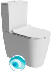 SAPHO KUBE X monoblokkos WC. Swirlflush. alsó/hátsó kifolyású. dual matt fehér