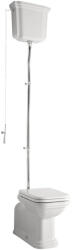 SAPHO KERASAN WALDORF álló WC. alsó/hátsó kifolyású. tartállyal. öblítőmechanikával. ülőke nélkül. fehér/króm - szerelvenycenter - 540 000 Ft