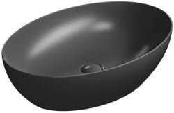 SAPHO GSI PURA kerámiamosdó. pultra helyezhető. 60x16x42cm. matt fekete