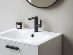 RAVAK Chrome II álló mosdócsaptelep, 165 mm, leeresztő nélkül, fekete CR II 014.22BL