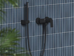 RAVAK Plan zuhanycsaptelep szett nélkül PN 032.20BLM, matt fekete