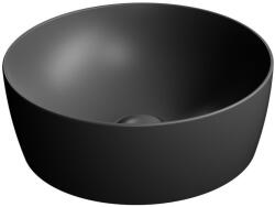 SAPHO GSI LAVABO kerámiamosdó. átm: 40cm. matt fekete