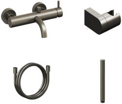 RAVAK Espirit fali kádcsaptelep szettel, grafit ES 022.20GB+S