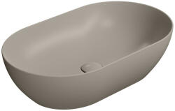 SAPHO GSI PURA kerámiamosdó. pultra helyezhető. 60x37cm. matt tortora