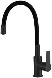 SAPHO AQUALINE LORE mosogató-csaptelep. flexibilis kifolyóval. fekete