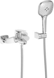 TRES Canigó-Tres Plus fali egykaros kád csaptelep kézizuhannyal, króm (21817001)