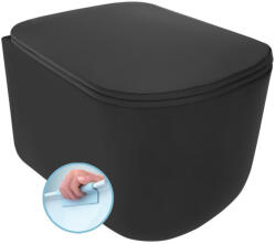 SAPHO KERASAN TRIBECA fali WC. NORIM. 35x54cm. matt fekete