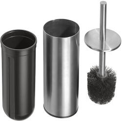 SAPHO BEMETA NEO álló WC kefetartó. fekete kefe. 95x380x95mm. inox/matt