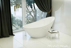 Radaway Paradise szabadon álló akril kád 180x80 mattfekete előlappal