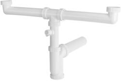 SAPHO BRUCKNER mosdószifon mosogatógép csatlakozóval. két lefolyóval. 6/4". DN50