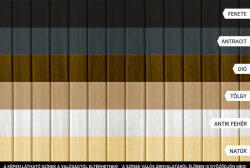 Radaway Trópusi fa előlap sarok és aszimmetrikus kádakhoz wenge