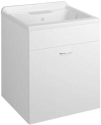 SAPHO AQUALINE Műanyag mosogató. szifonnal. mosdótartó szekrénnyel
