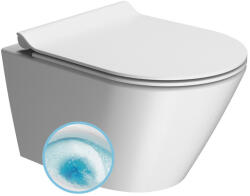 SAPHO GSI KUBE X fali WC. GeniusFlush. 36x50cm. dual matt fehér