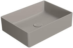 SAPHO GSI KUBE X kerámiamosdó. 50x37cm. matt tortora