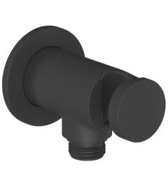 RAVAK Fali kiállás integrált zuhanyrózsa tartóval 707.20BLM, matt fekete - szerelvenycenter