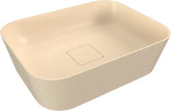 SAPHO POLYSAN BANERA SQUARE öntöttmárvány mosdó. 50x36cm. matt bézs