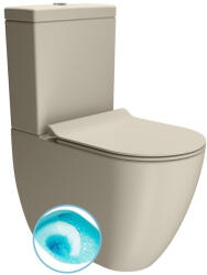 SAPHO GSI PURA monoblokkos WC. Swirlflush. alsó/hátsó kifolyású. 36x63cm. dual matt kréta