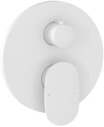 RAVAK Spring 2-utas falba süllyesztett csaptelep test nélkül, matt fehér SG 065.10WHM. O2. RB072