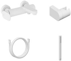 RAVAK Eleganta fali kádcsaptelep szettel, fehér EL 022.10WV+S