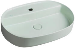 SAPHO INFINITY OVAL kerámiamosdó. 60x40cm. matt mentol