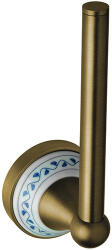 SAPHO BEMETA KERA Tartalék WC papírtartó. 66x181x74mm. bronz/kerámia