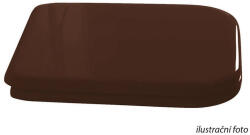 SAPHO KERASAN WALDORF WC-ülőke. Soft Close. dió/króm pánt. tömör fa