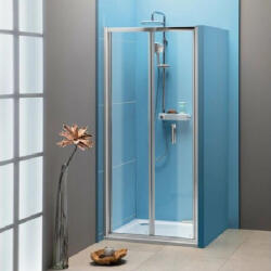 SAPHO POLYSAN EASY LINE harmónikaajtó, 800 mm, transzparent üveg EL1980