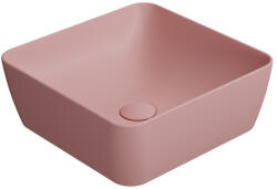 SAPHO GSI SAND pultra helyezhető kerámiamosdó. 38x14x38cm. matt rózsaszín