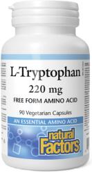 Natural Factors L-Tryptophan, 220 mg, 90 capsule, Natural Factors