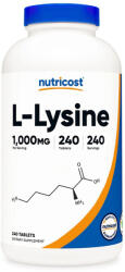 Nutricost L-Lysine, 1000 mg, 240 tablete, Nutricost