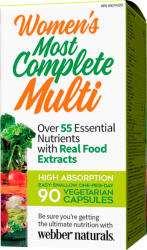 Webber Naturals Women’s Most Complete Multi, 90 capsule, Webber Naturals