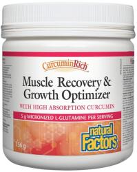 Natural Factors CurcuminRich Muscle Recovery & Growth Optimizer, 156 g, Natural Factors