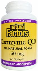 Natural Factors Coenzyme Q10, 50 mg, 60 capsule, Natural Factors