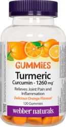 Webber Naturals Turmeric Curcumin, 120 tablete de jeleu, Webber Naturals