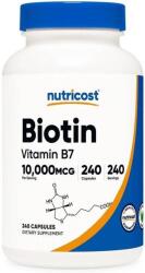 Nutricost Biotin Vitamin B7, 10000 g, 240 capsule, Nutricost