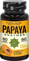 Cvetita Herbal Papaya Enzymes, 150 mg, 60 comprimate, Cvetita Herbal