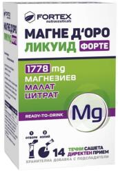 Fortex Magne D'oro Liquid Forte, 14 plicuri lichide, Fortex