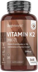 WeightWorld Vitamin K2, 200 g, 365 tablete, Weight World