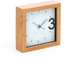 Platinet PZAPR napelemes rádiós vezérlésű óra Kvarc ébresztő óra Fa (PZAPR)