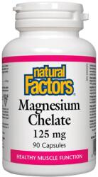 Natural Factors Magnesium Chelate, 125 mg, 90 capsule, Natural Factors