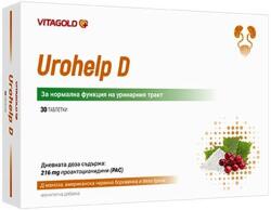 Vitagold Urohelp D, 30 tablete, Vitagold